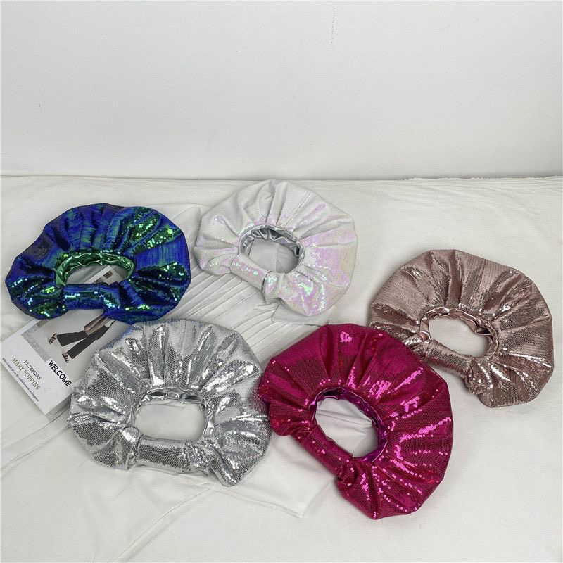 Summer New Pleated Sequin Ring Handbag Versatile Fashion Crossbody Bag Niche Design High Quality