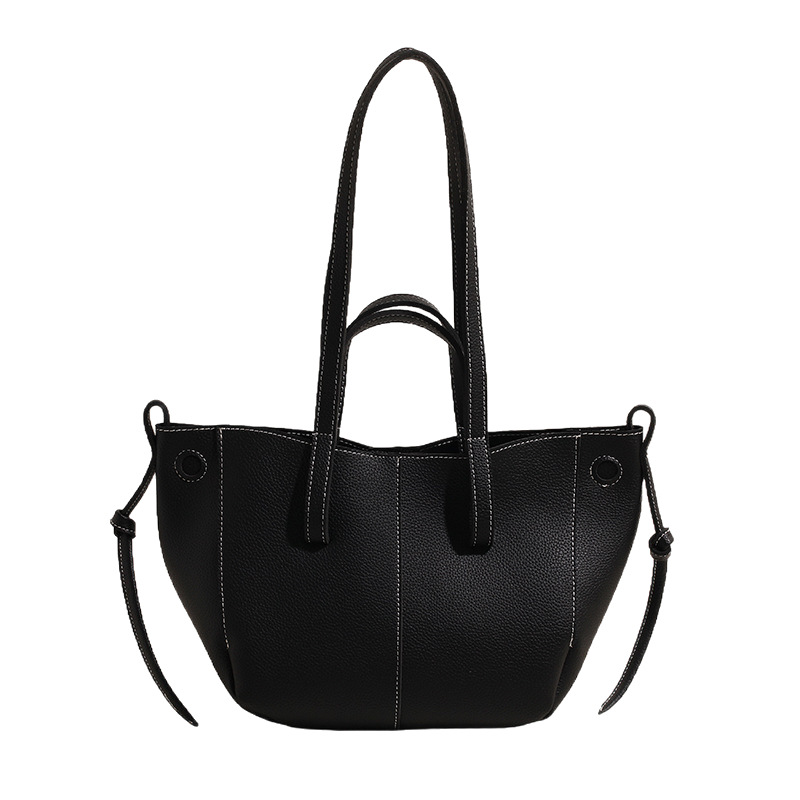 French Style Wing Bucket Tote Bag Women 2026 New Large Capacity Shoulder Bag - Image 5